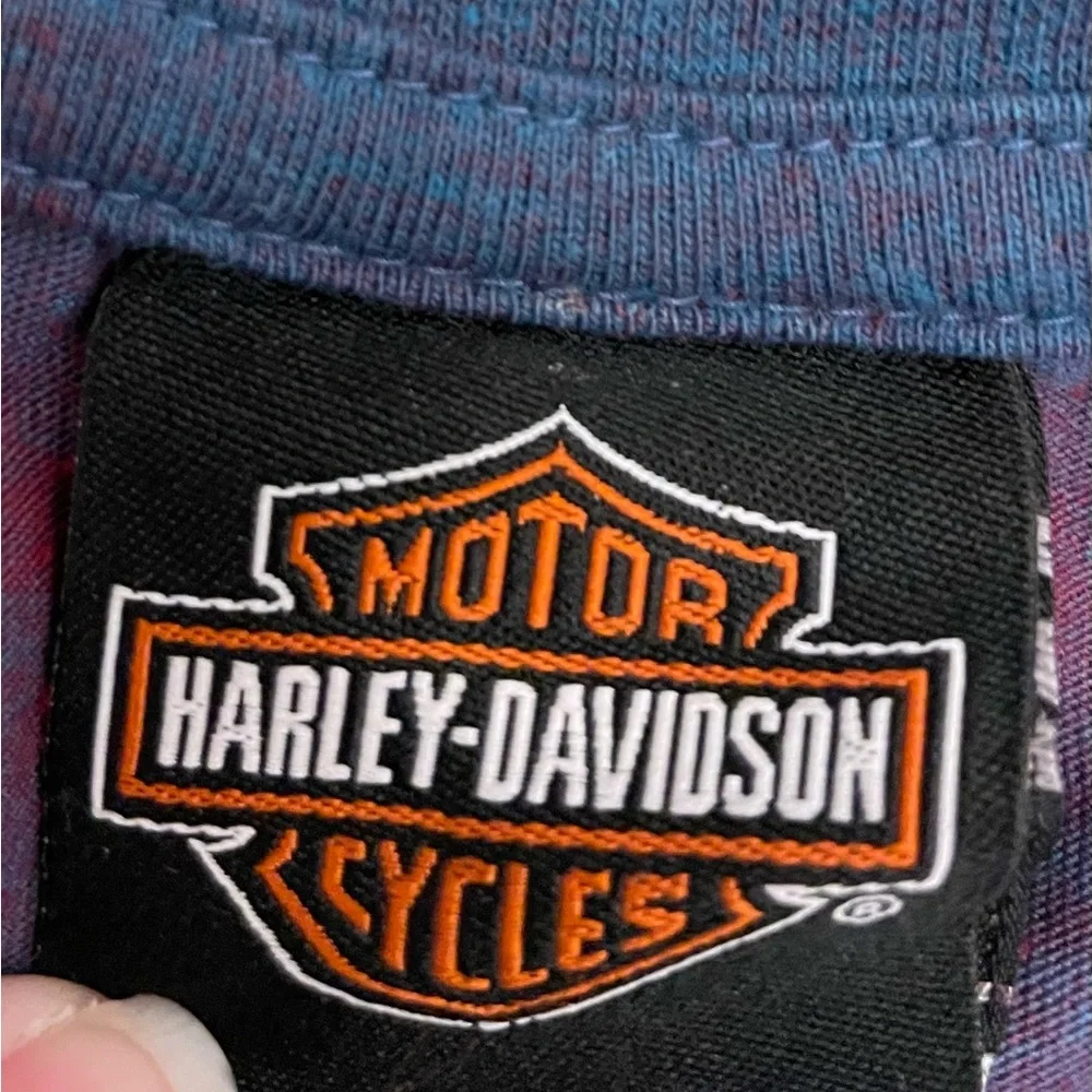 Harley Davidson Rhinestone Detailed T-Short - Picture 7 of 10
